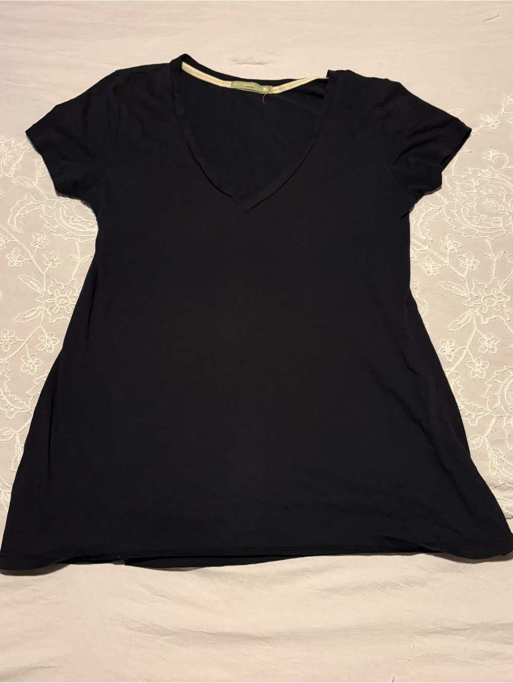 Alternative Apparel Black V-Neck Short Sleeve Tee